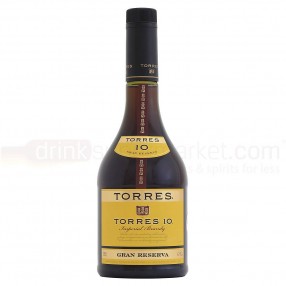 Brandy Gran Reserva TORRES 10 botella 70 cl